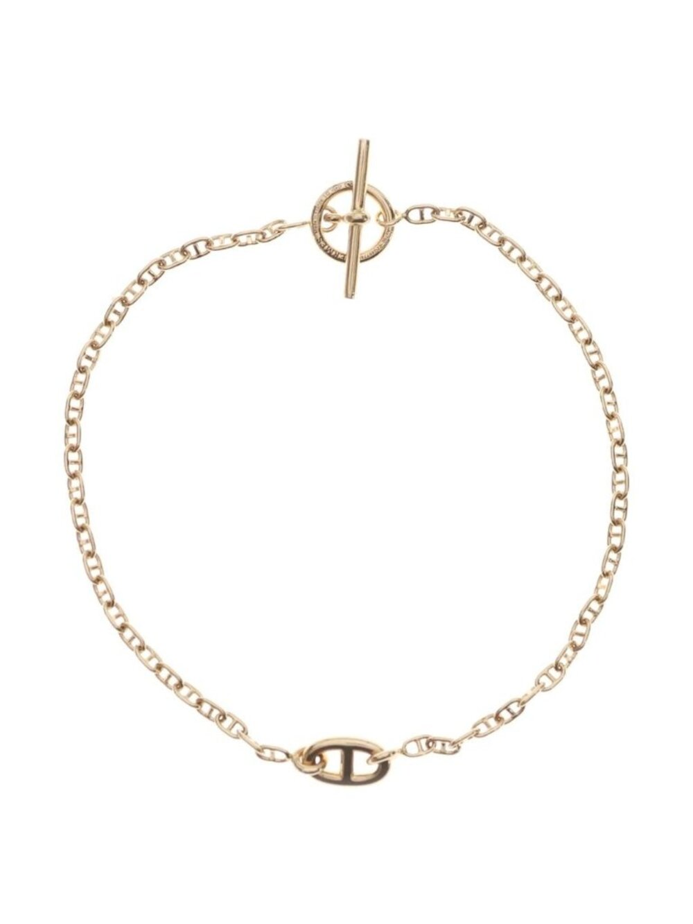 Hermes 18k Pink Gold Chaine D'ancre Farandole ST Bracelet